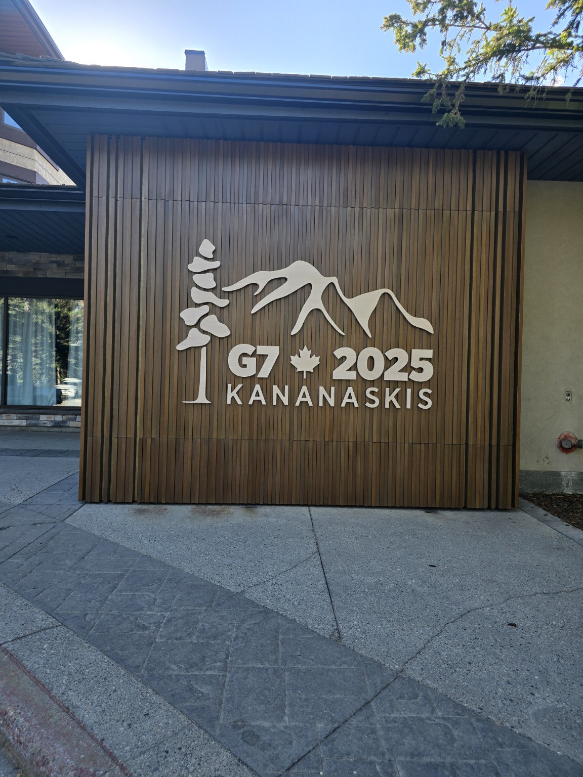 G7 2025 Kananaskis venue sign